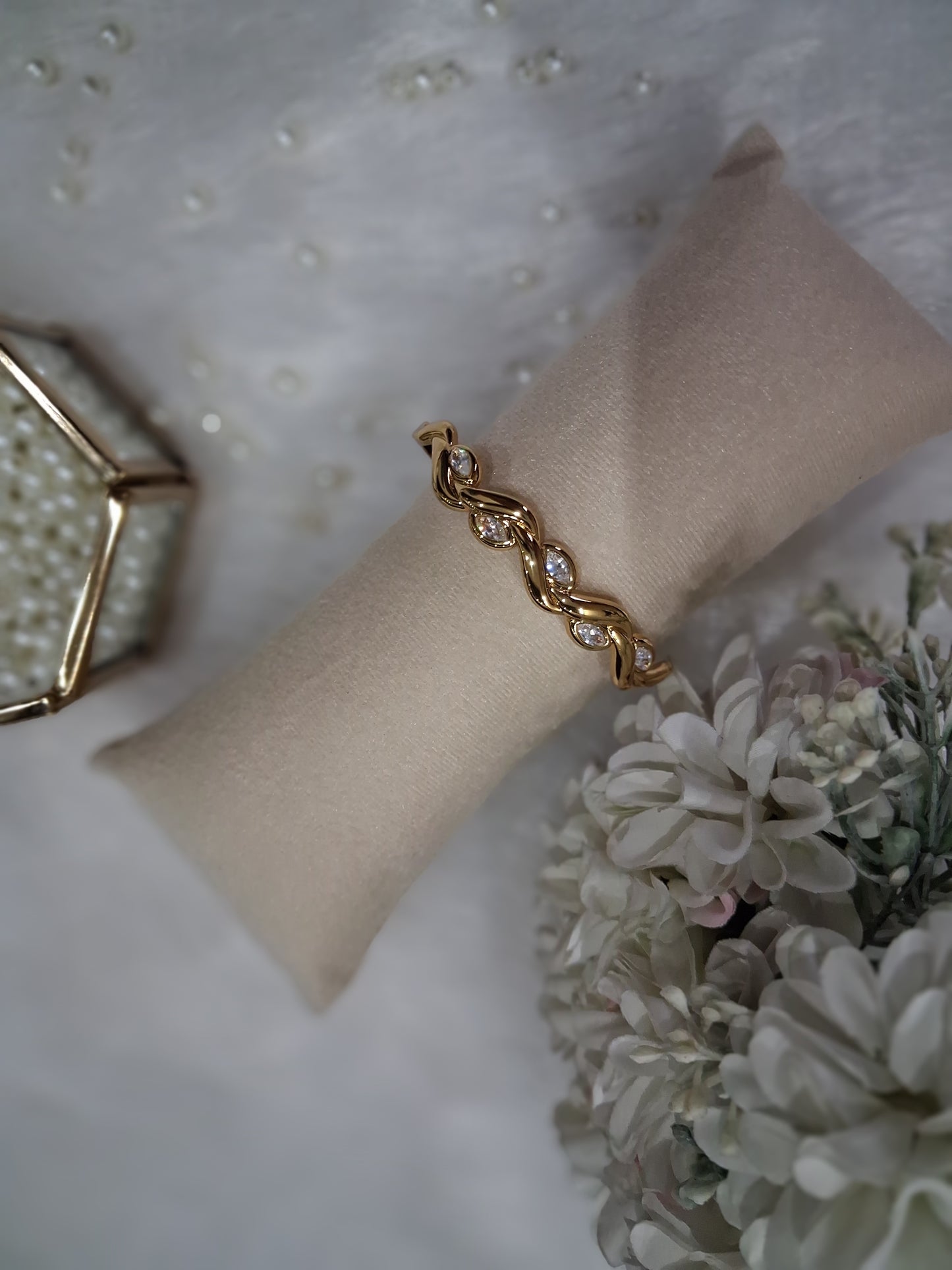 Braided Beaded Anti Tarnish Bracelet