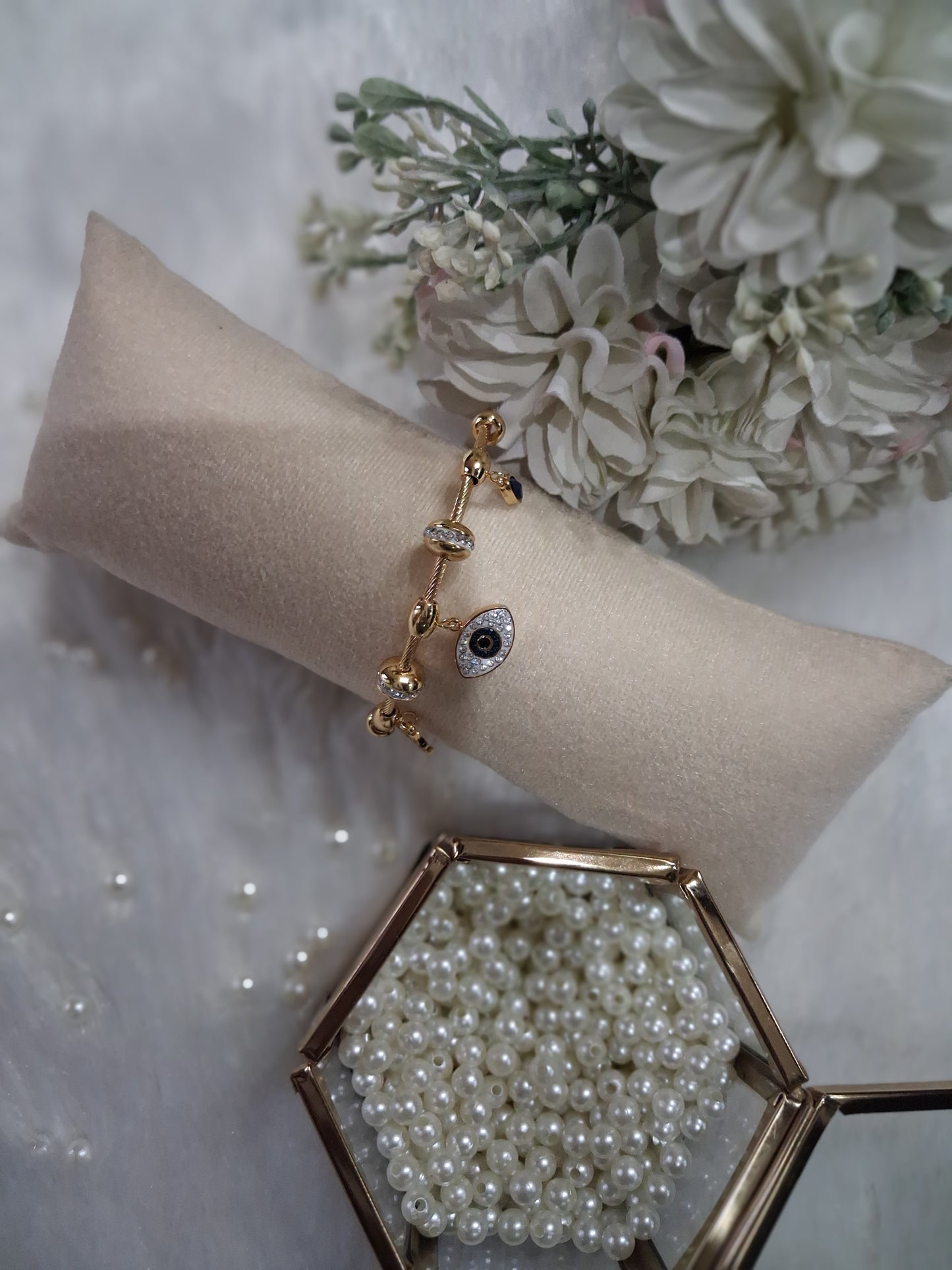 Evil Eye Charm Magnetic Bracelet