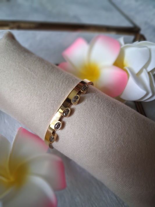 Bubble AD AntiTarnish Thin wrist bracelet