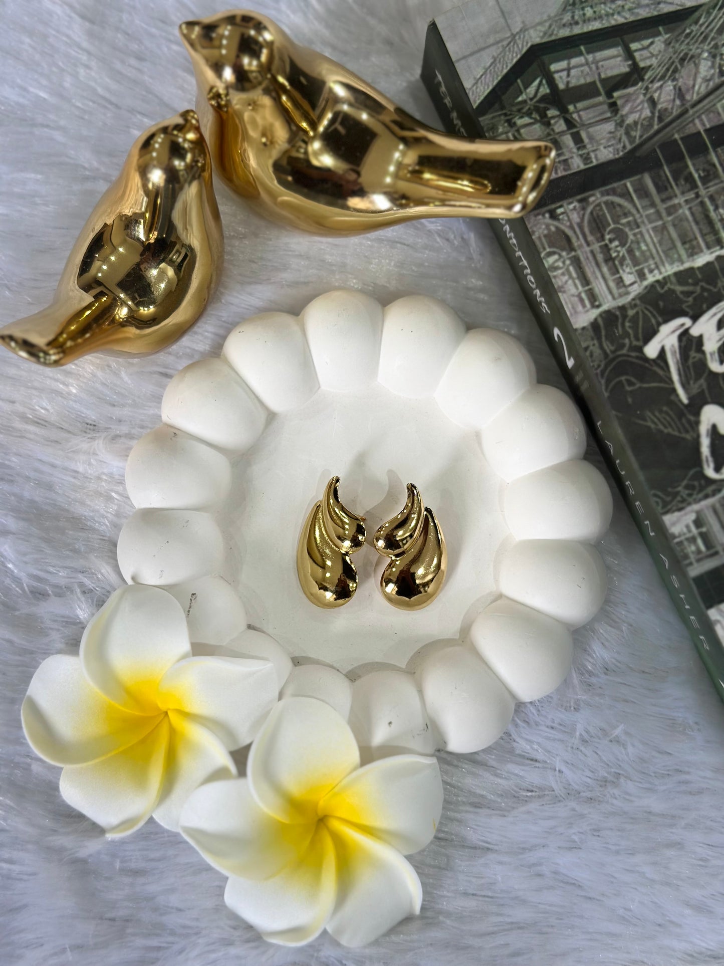 Double drop earrings