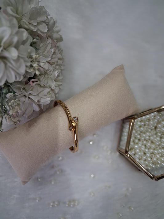 Dual Solitaire Anti Tarnish Bracelet