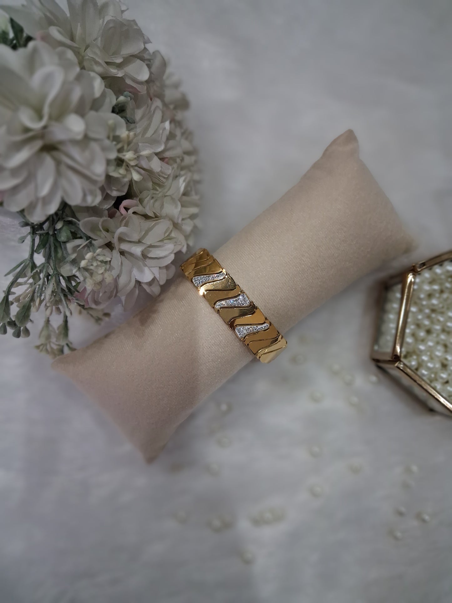 Chunky AD Gold Anti Tarnish Bracelet