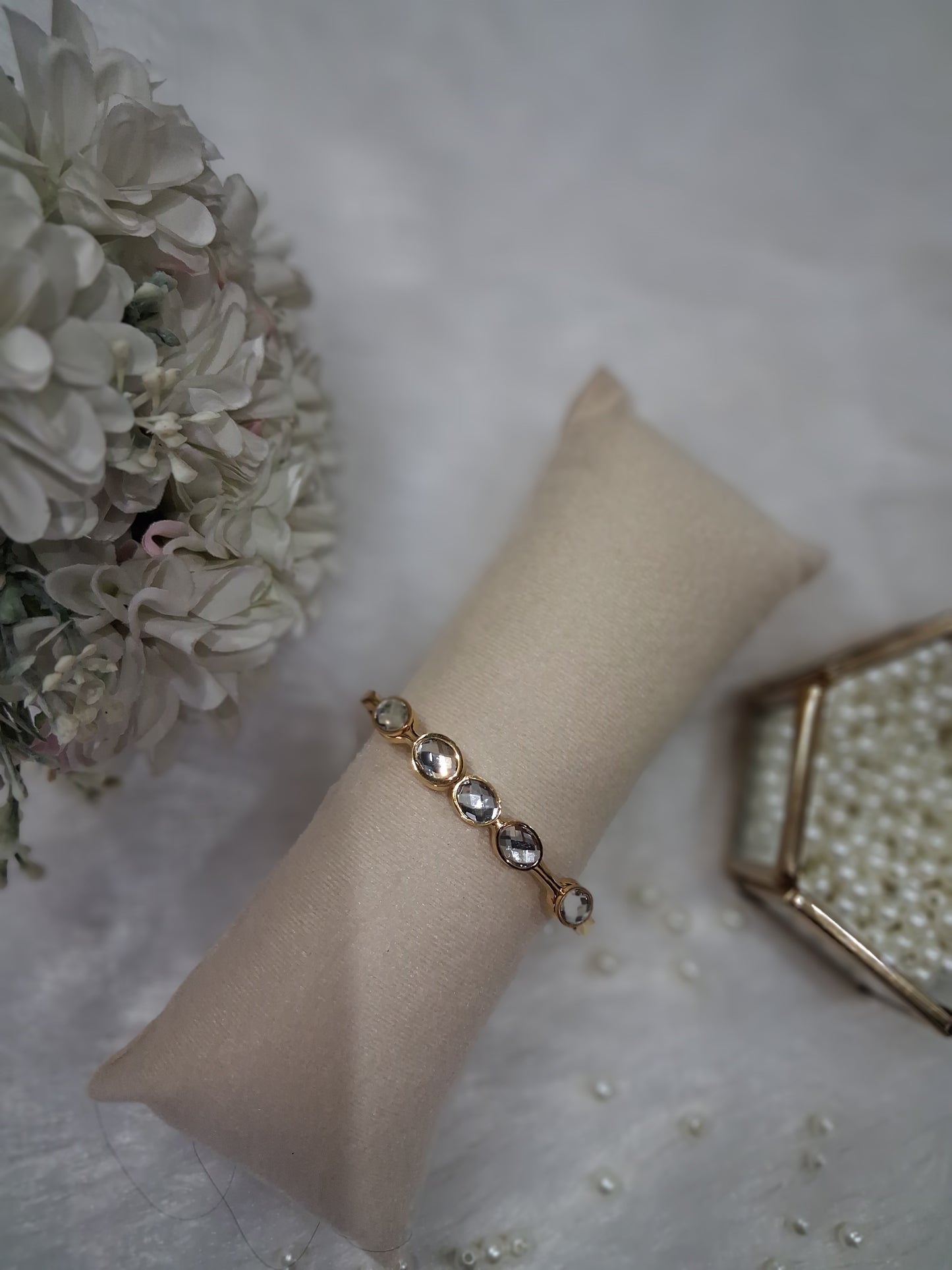 Diamond Beaded Anti Tarnish Bracelet