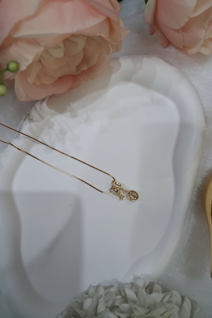 Bean charms AntiTarnish Pendant