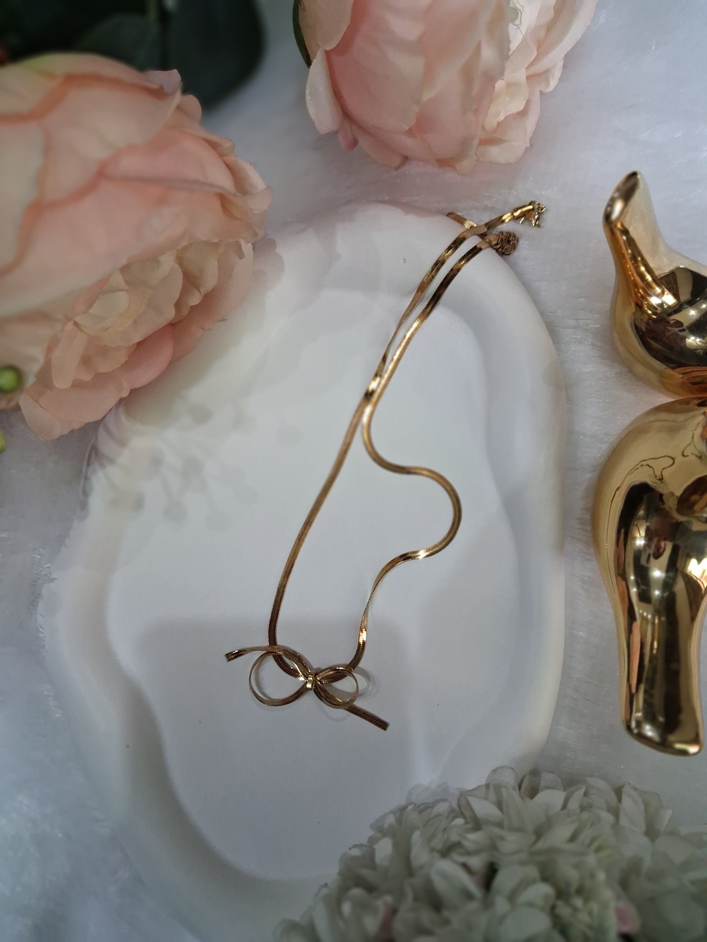 Statement Bow Anti Tarnish Chain