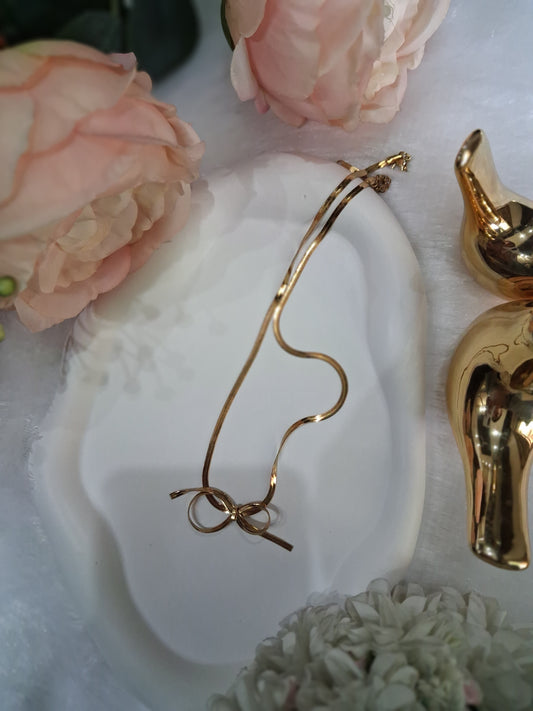 Statement Bow Anti Tarnish Chain
