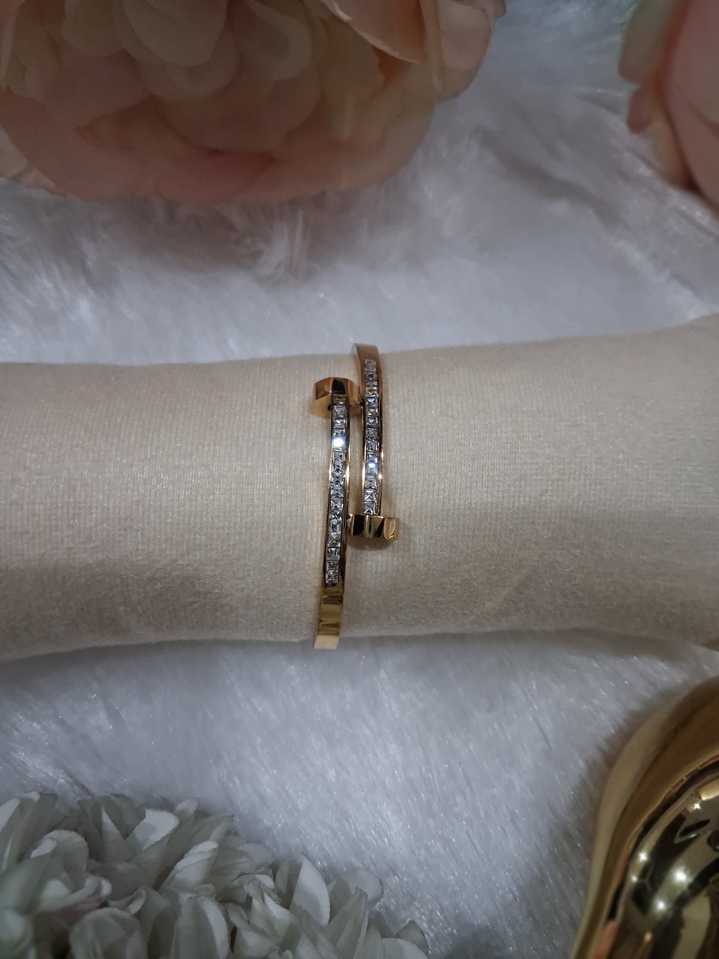 Dual nail Anti Tarnish Baby Bracelet