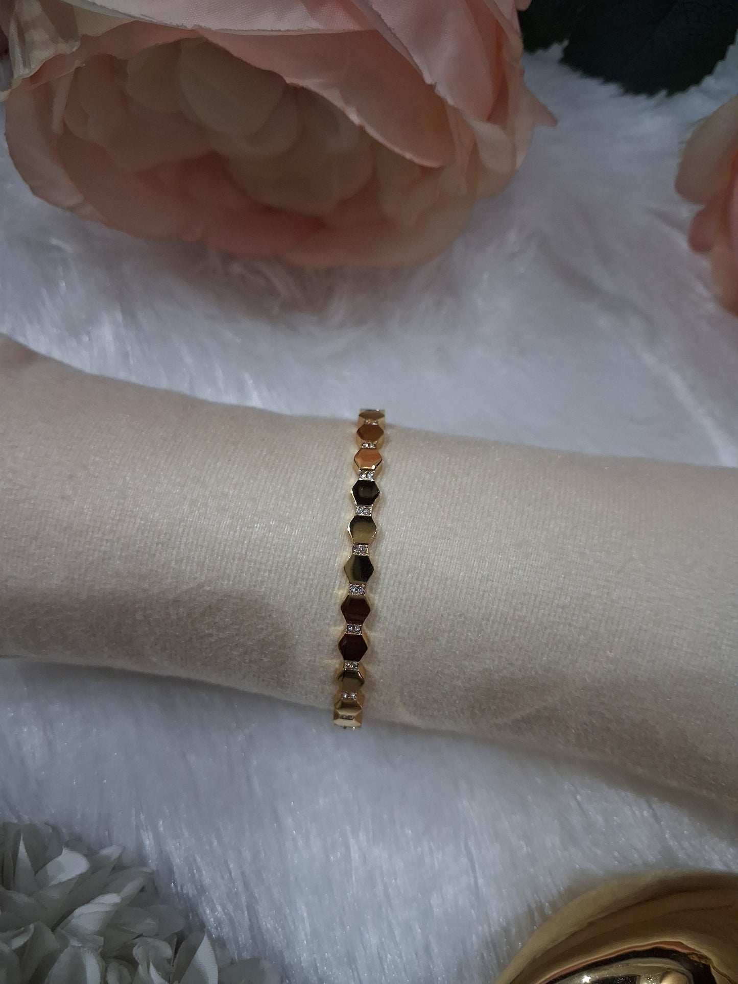Mini Mosaic Anti Tarnish Baby Bracelet