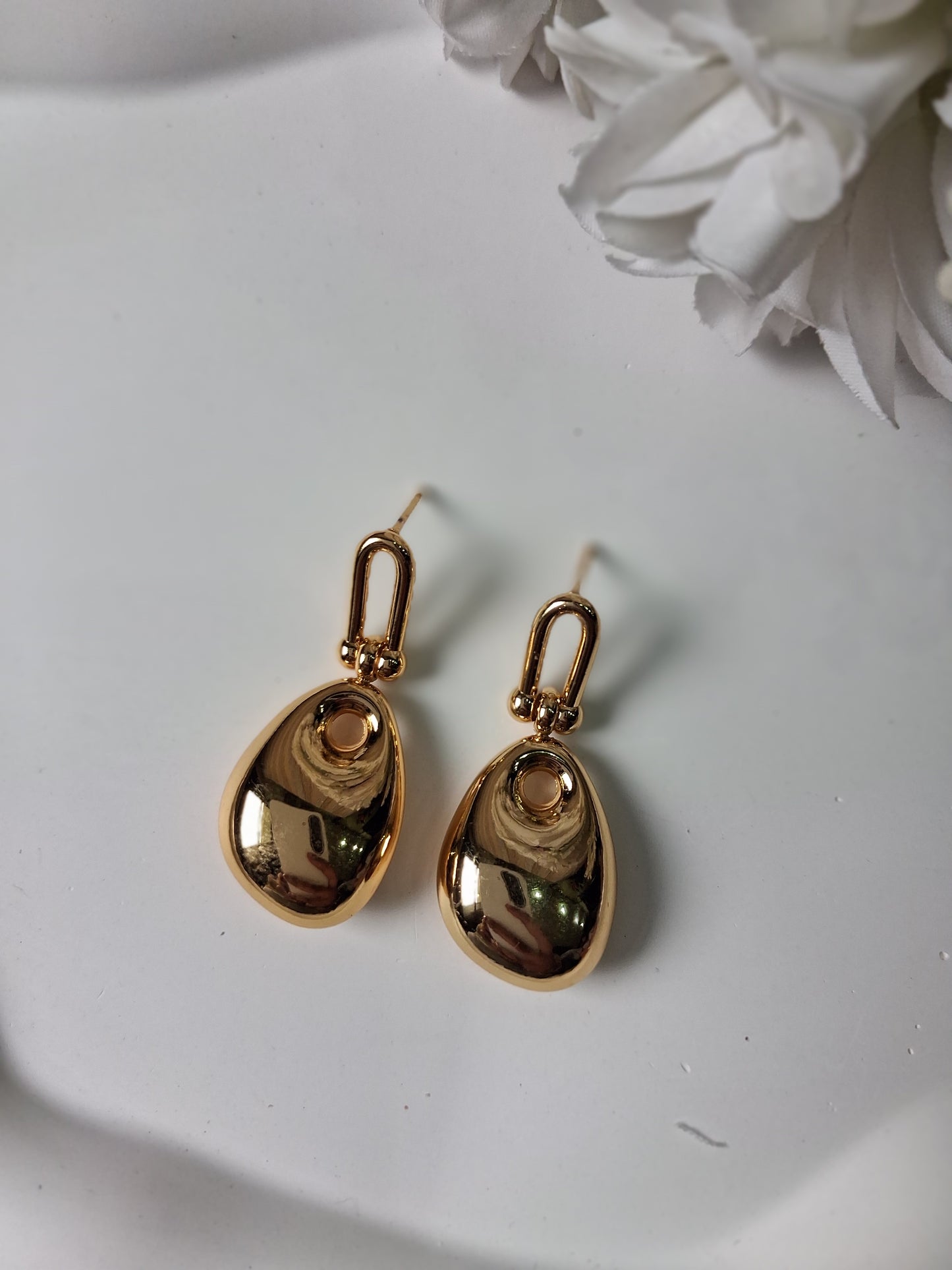 Solid Gold Party Anti Tarnish Earrings