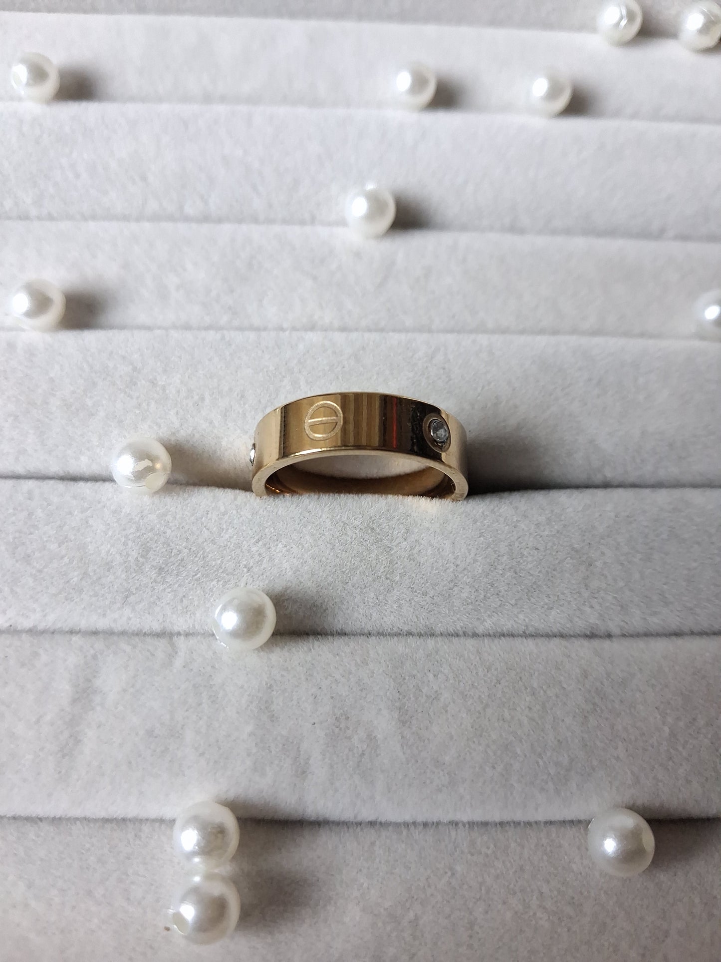 Cartier AntiTarnish Unisex Band Ring