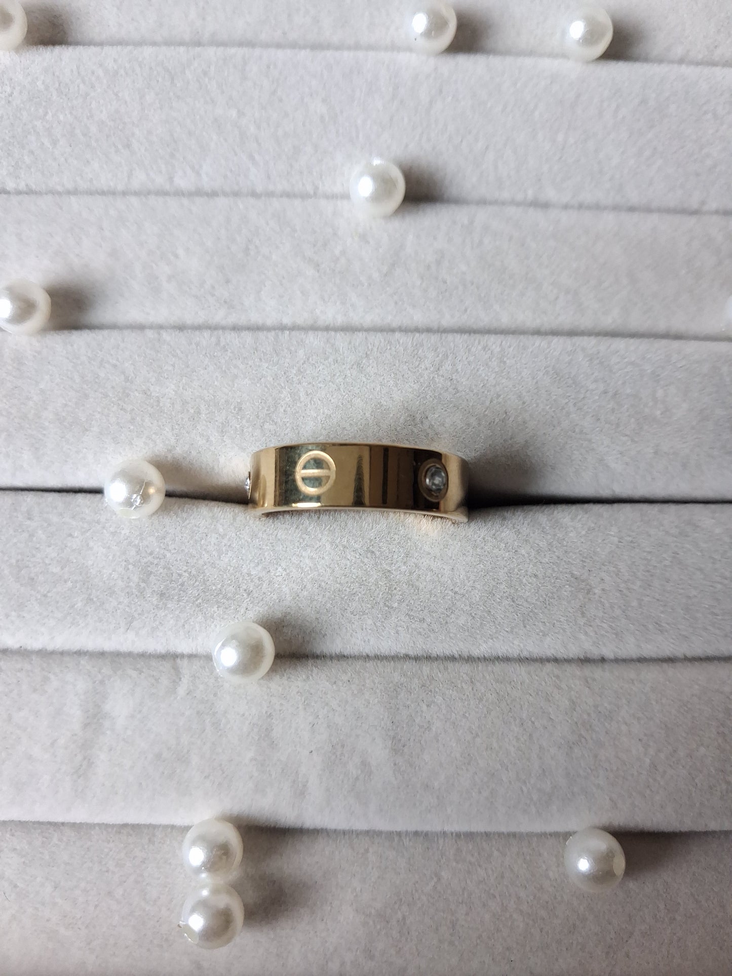 Cartier AntiTarnish Unisex Band Ring