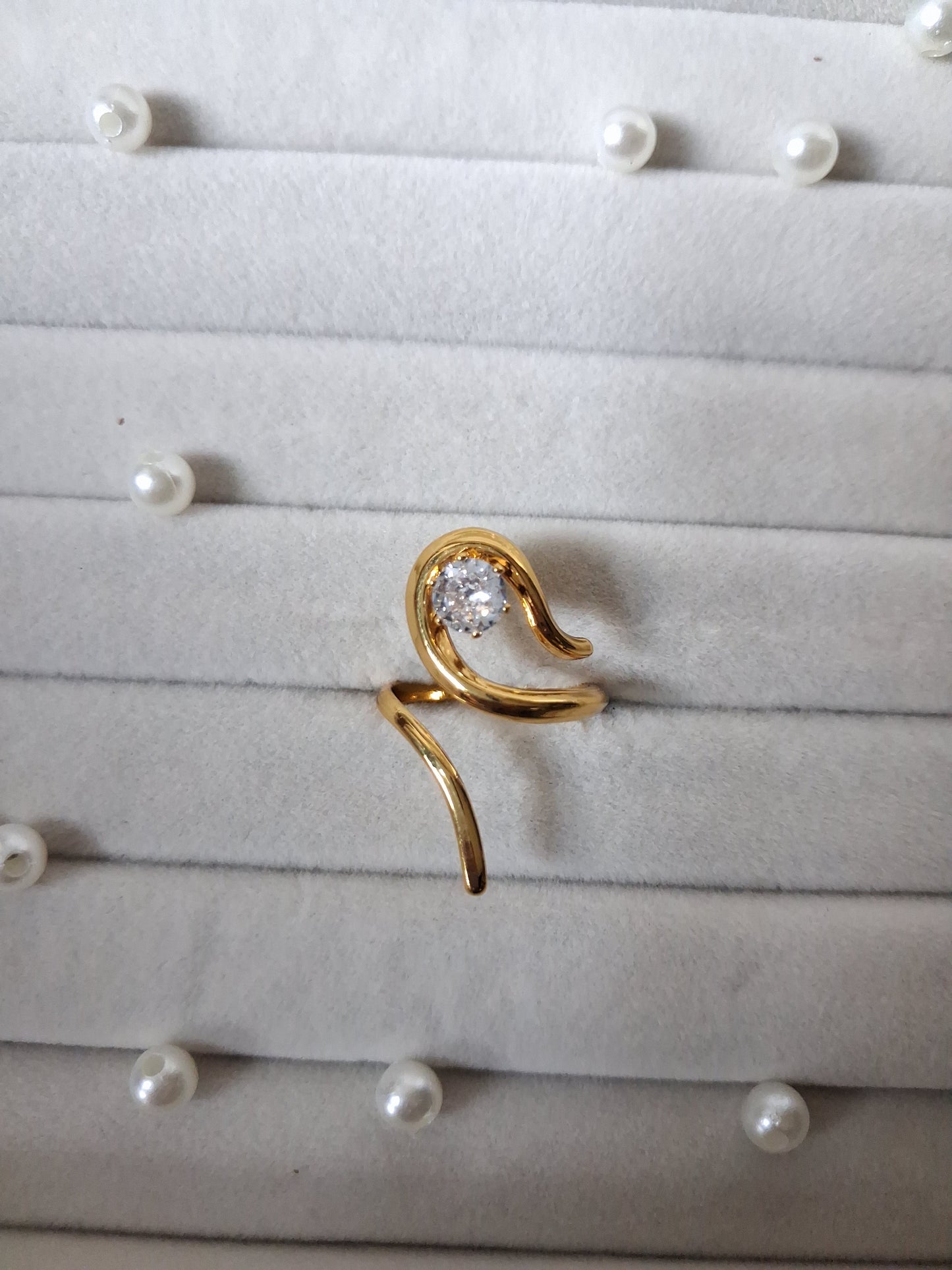 Bella AntiTarnish Adjustable Ring