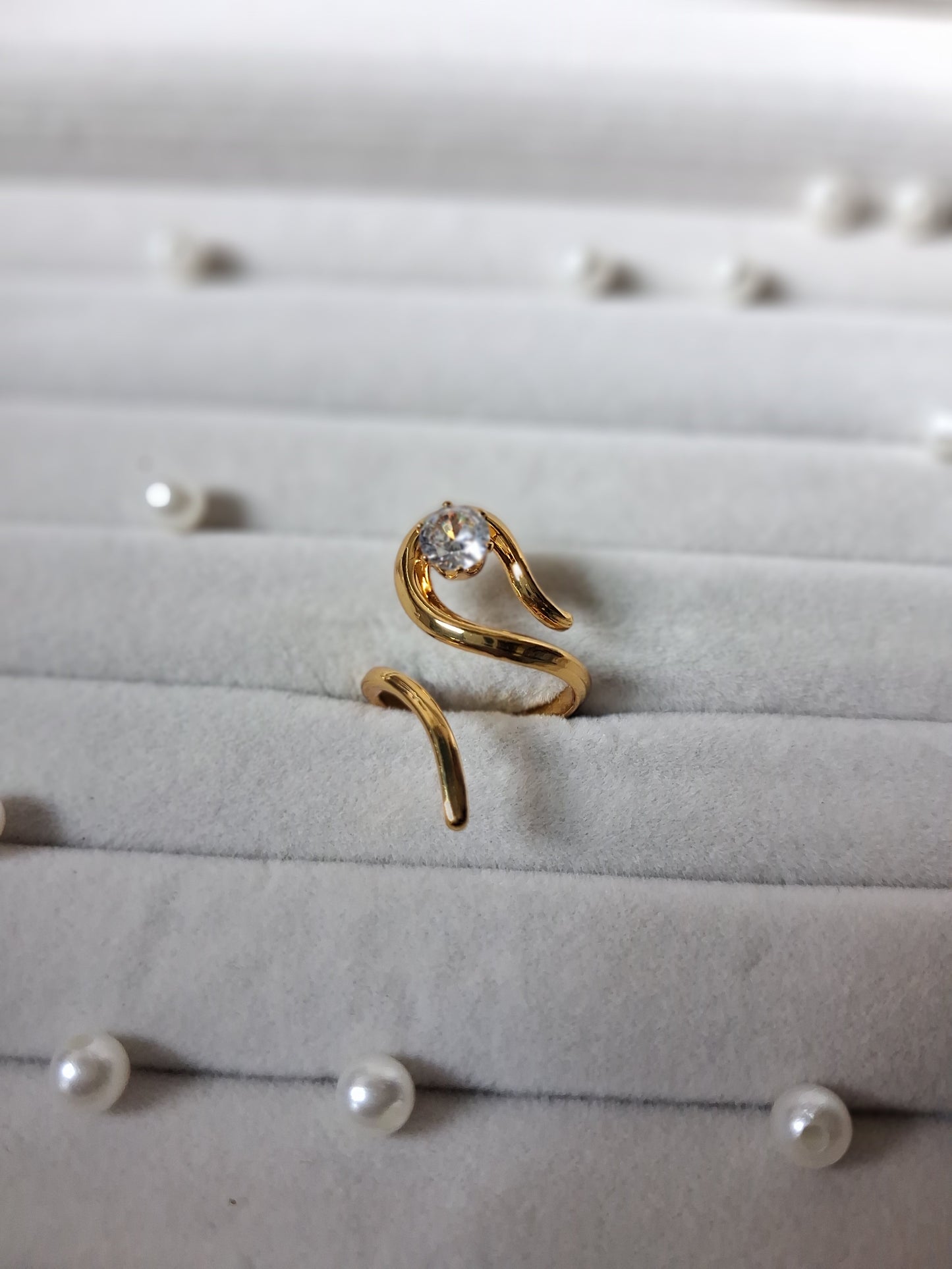 Bella AntiTarnish Adjustable Ring