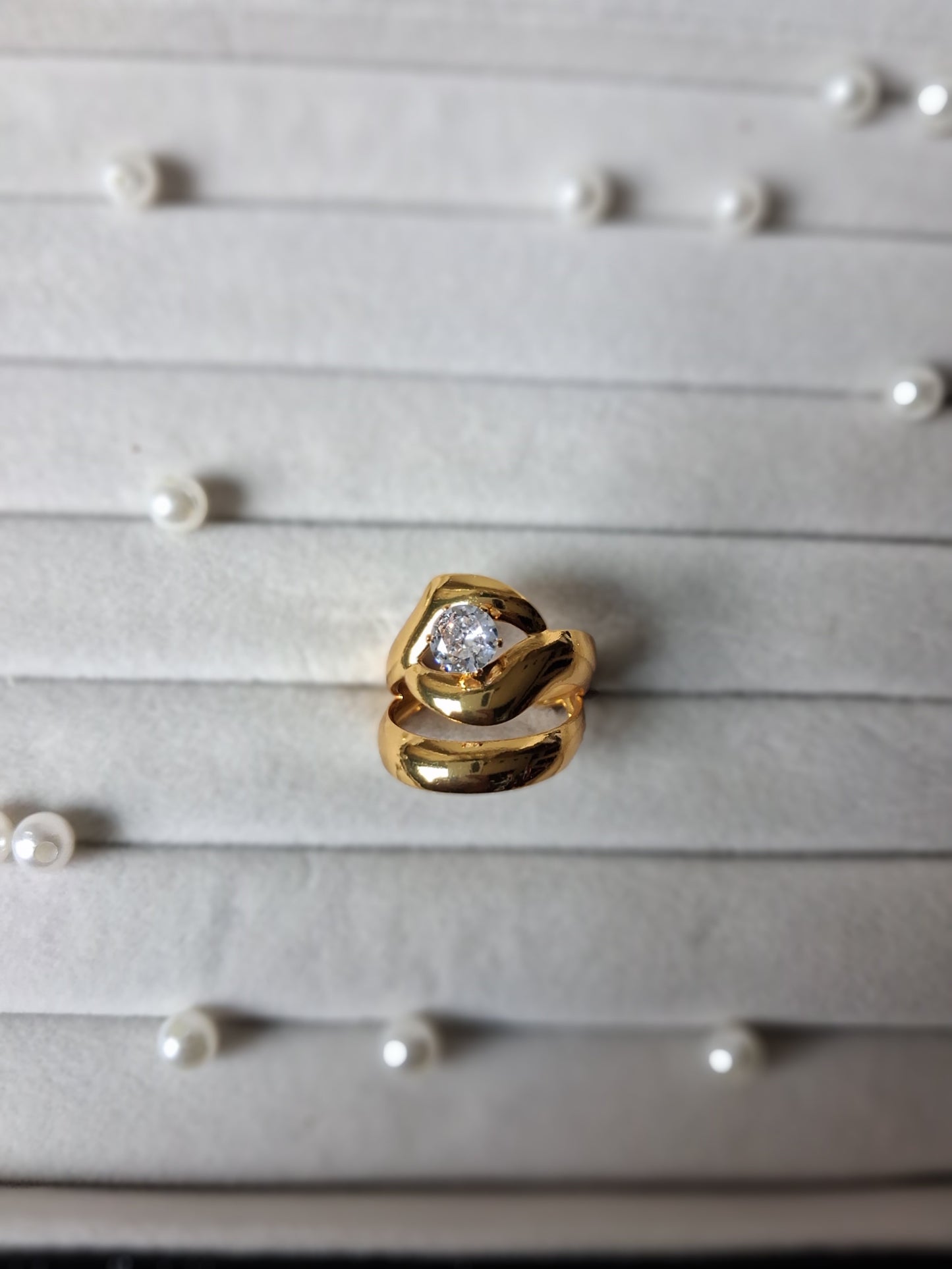 Rose AD Adjustable Anti Tarnish Ring