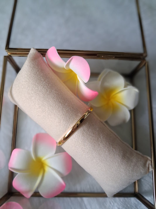 Solid Gold Bangle Bracelet - 2.4