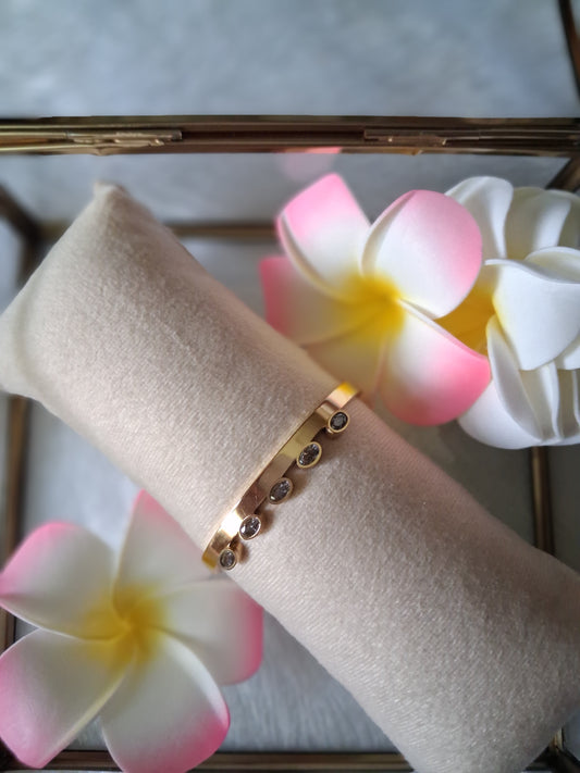 Bubble AD AntiTarnish Thin wrist bracelet