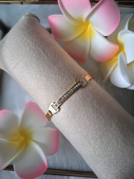 Smiley AD Studded AntiTarnish Baby Bracelet