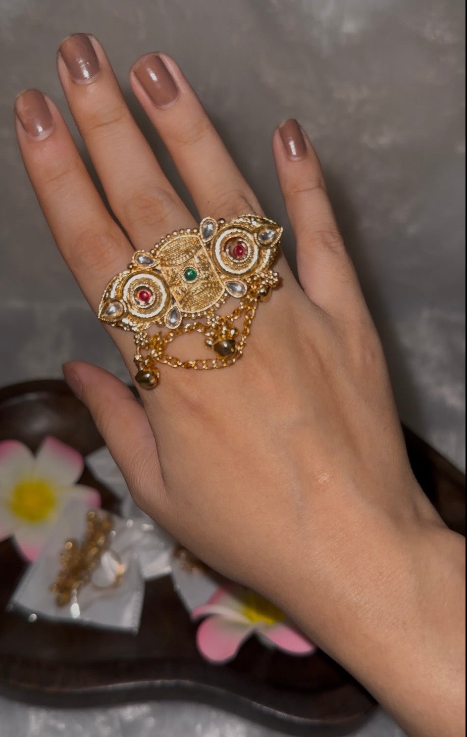 Meena Gold Look Alike Ring