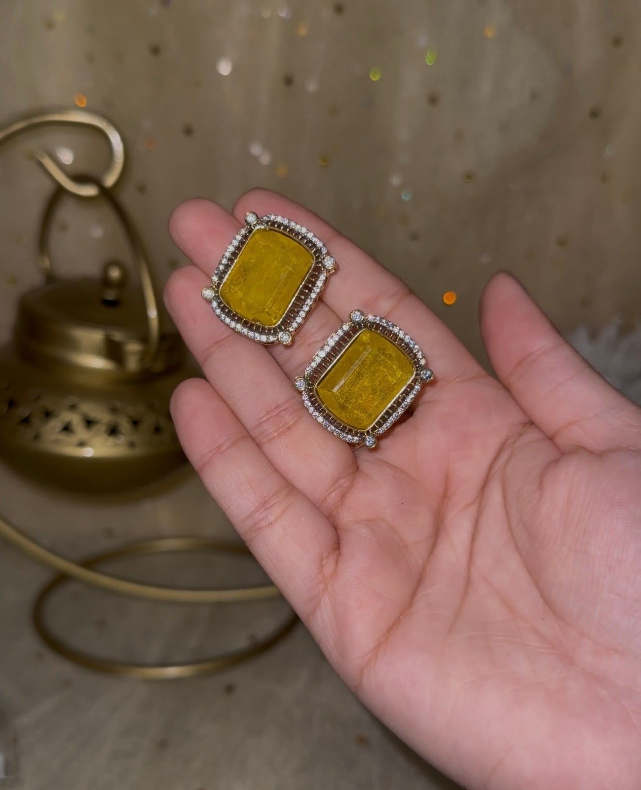 Natural Doublet Pastel Studs