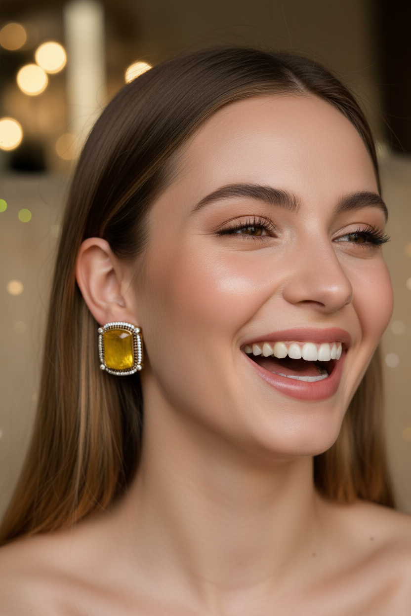 Natural Doublet Pastel Studs