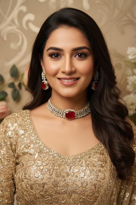 Nayan Doublet Choker Set