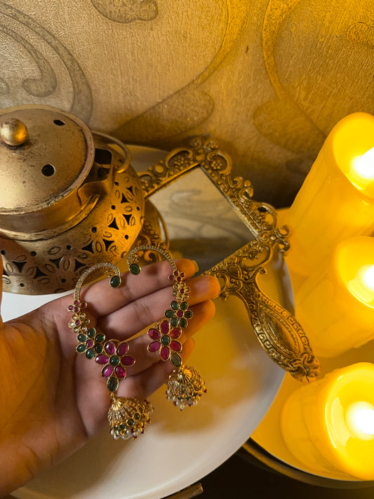 Meenakaari Kanphool Earrings
