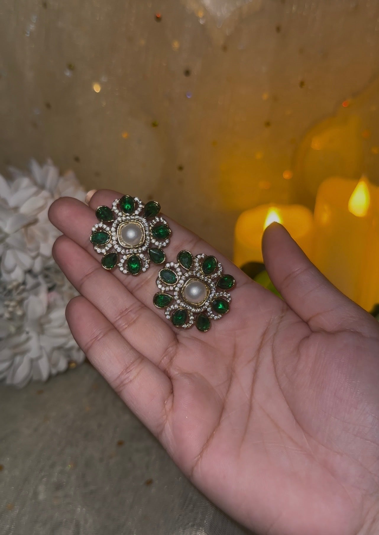 Naira Floral Studs