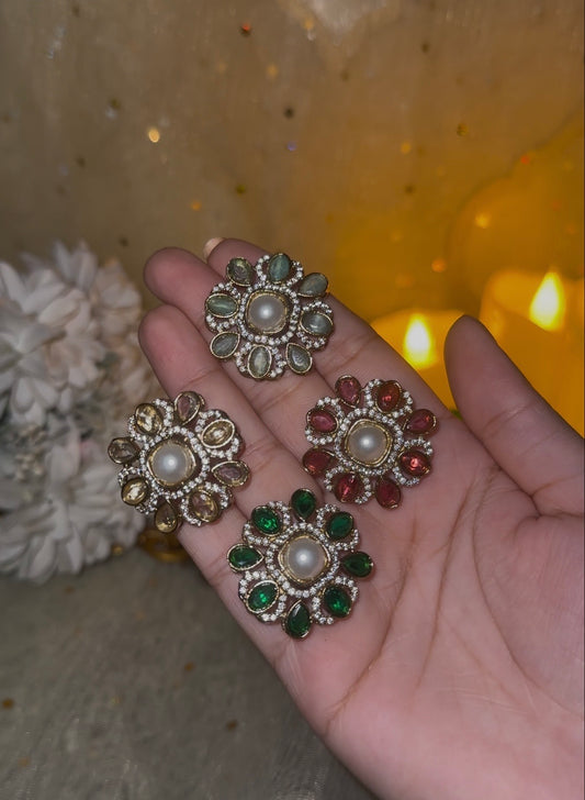 Naira Floral Studs