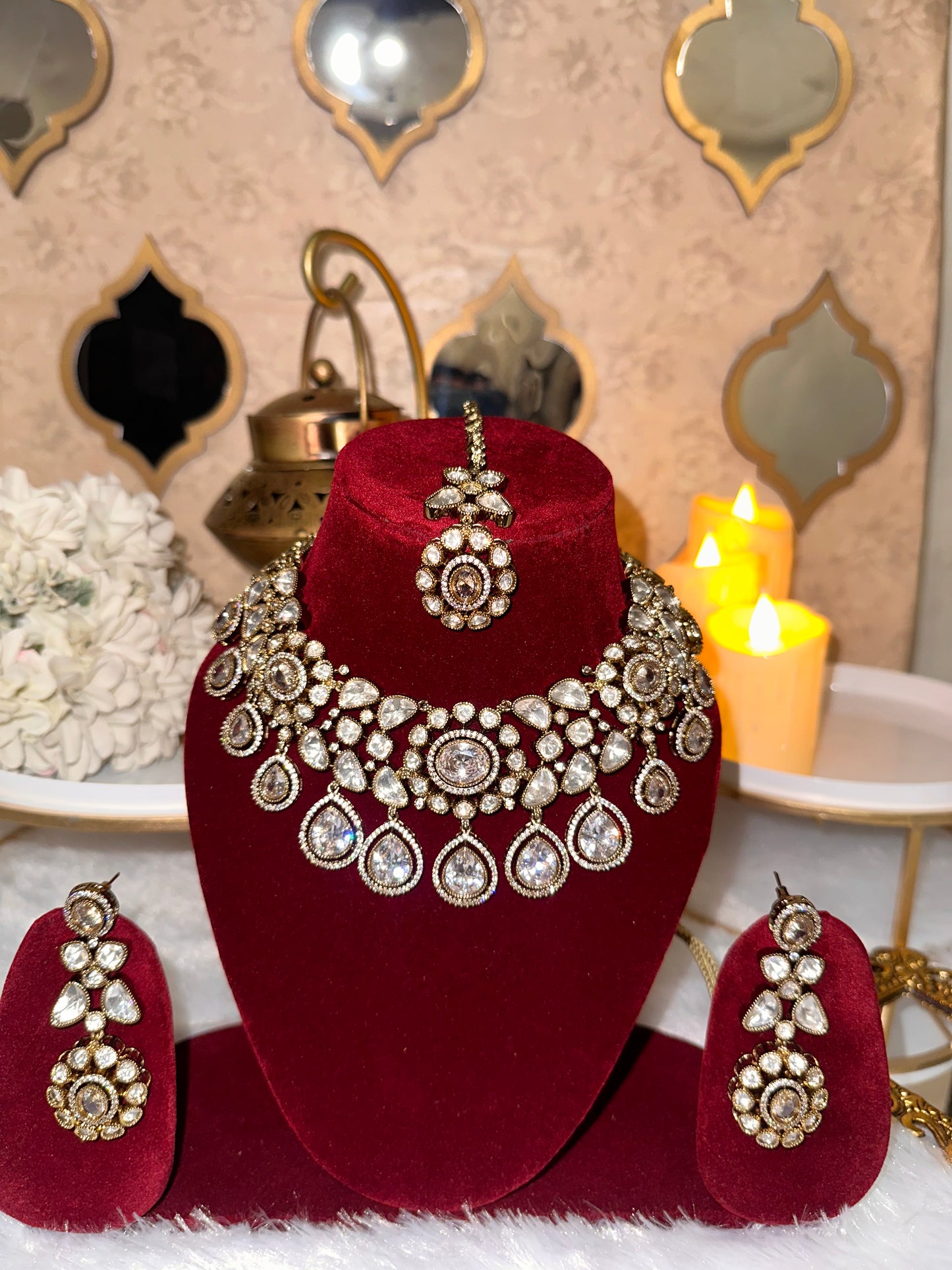 Polki Sunheri Necklace