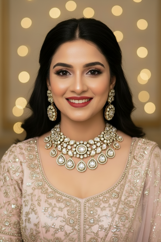 Polki Sunheri Necklace