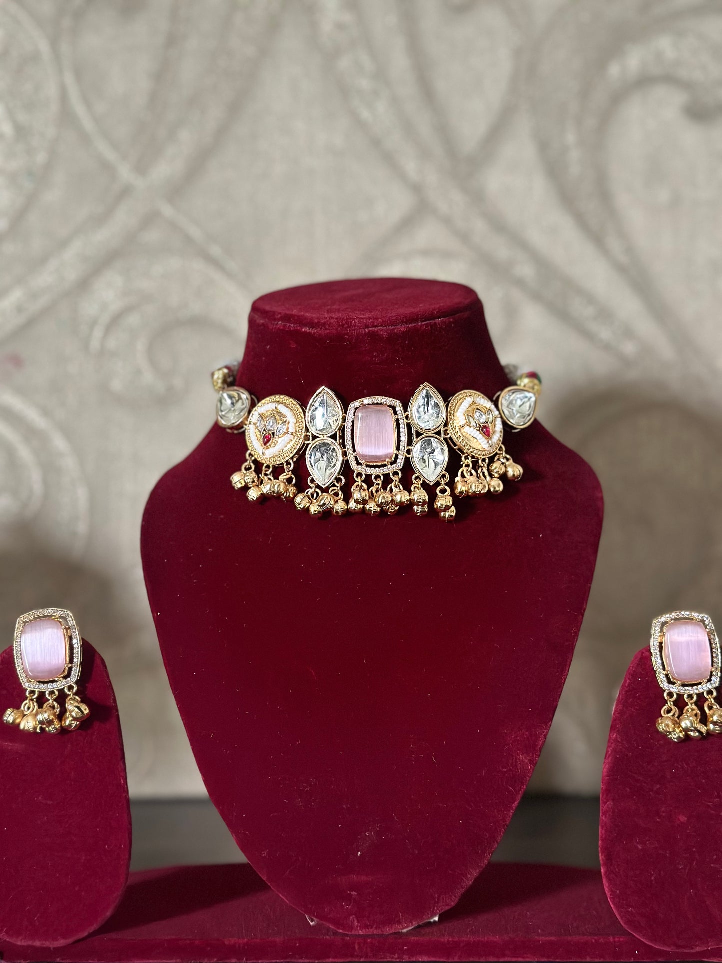 Kashmiri brass choker set
