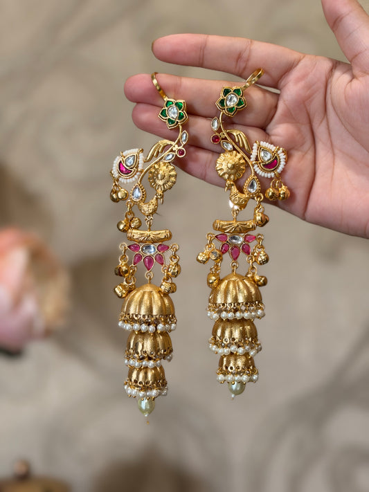 Mayuri Kashmiri Brass Earcuffs