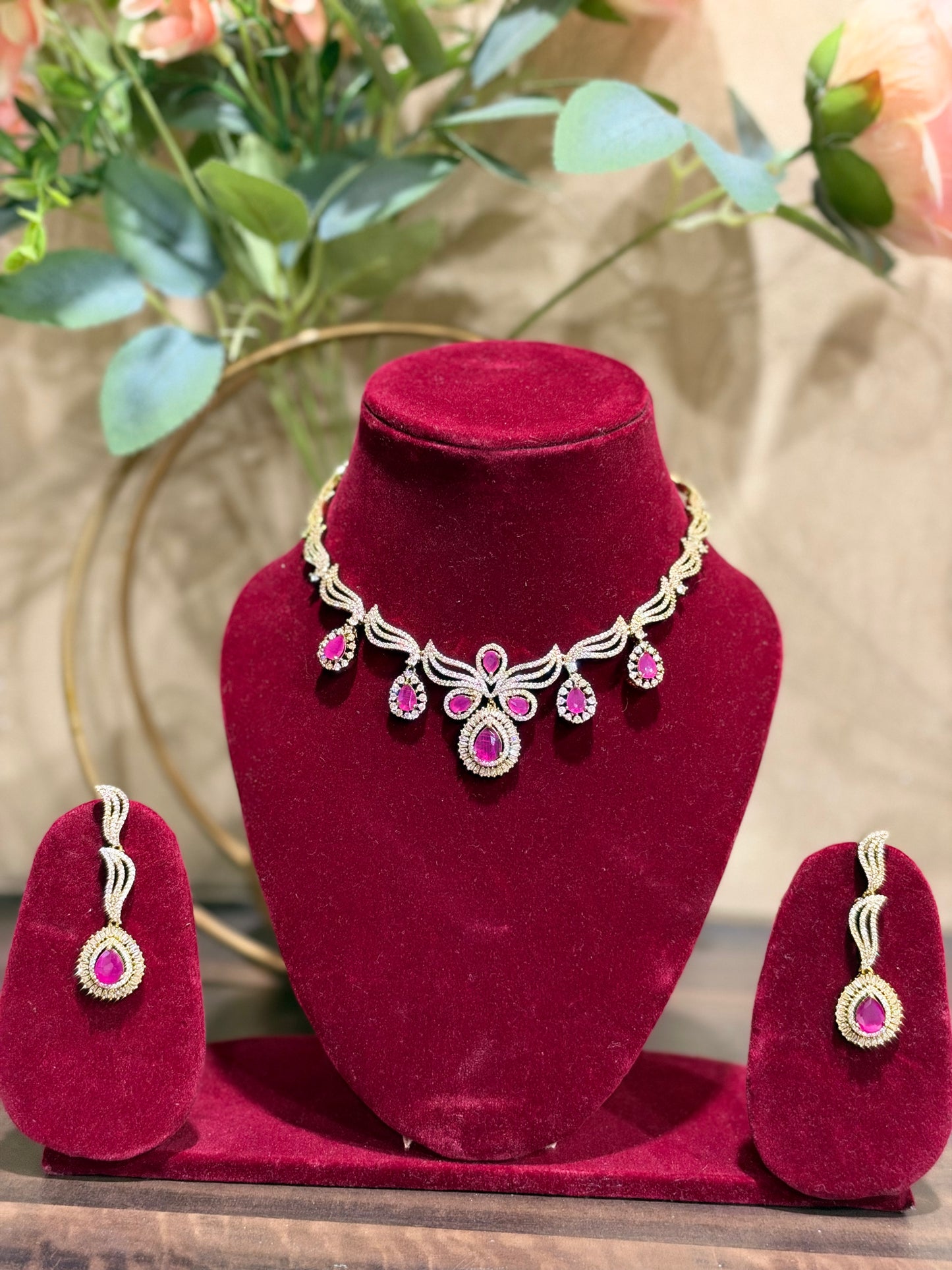 Rivera Delicate AD necklace Set