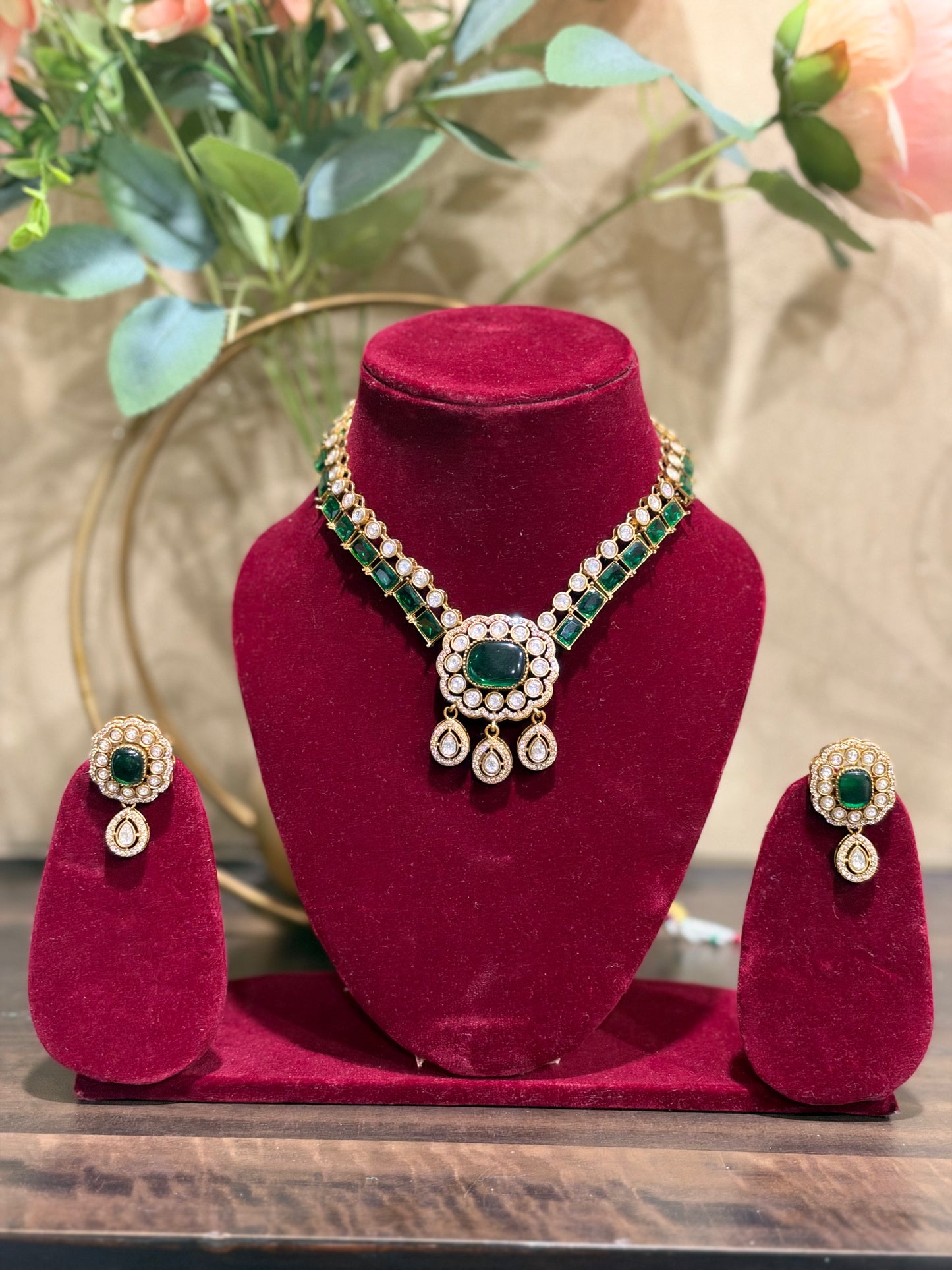 Himani Moissanite Necklace Set