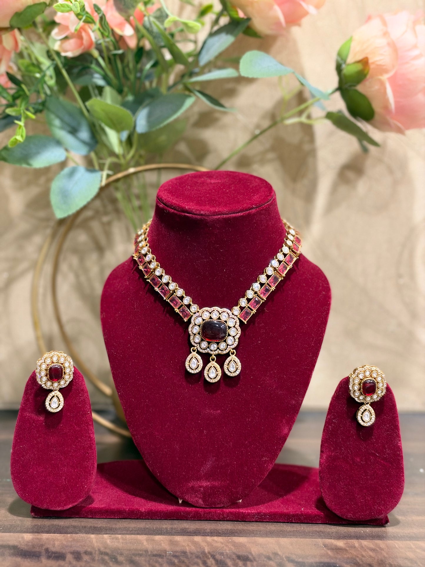 Himani Moissanite Necklace Set
