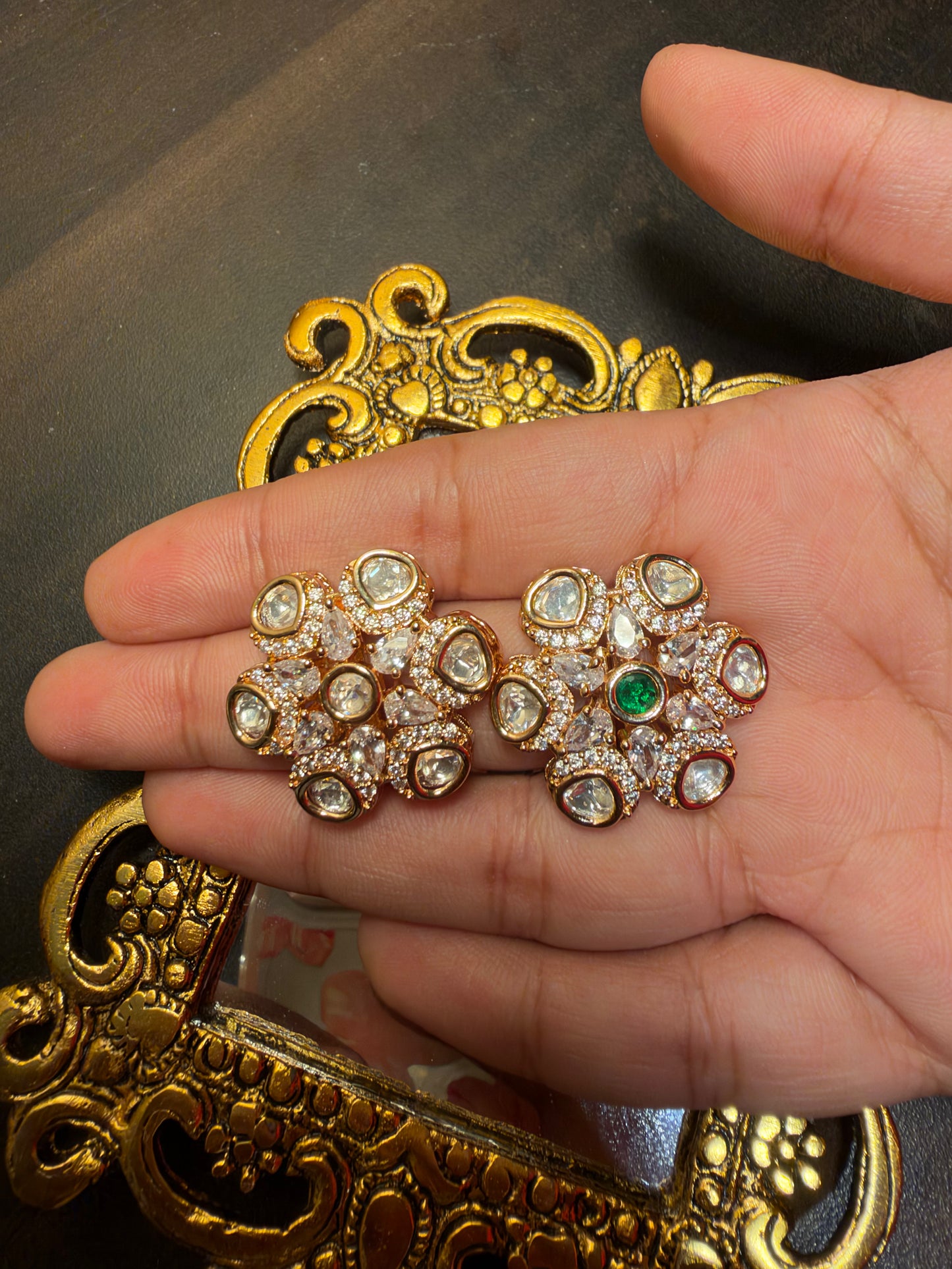 Chaitra Moisannite AD Heritage Party ring