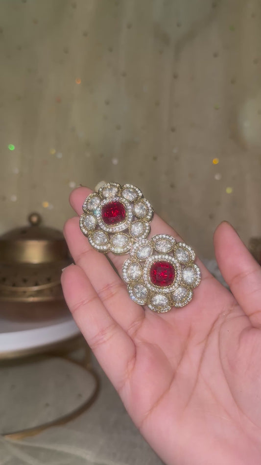 Mogra Moissanite Premium Indian Studs