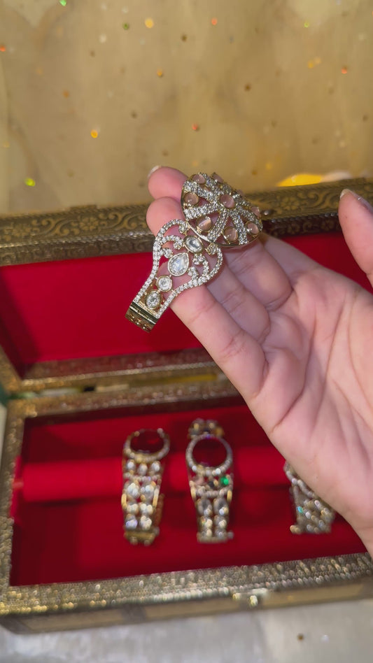 Phool Rajwada Moissanite AD Bracelet